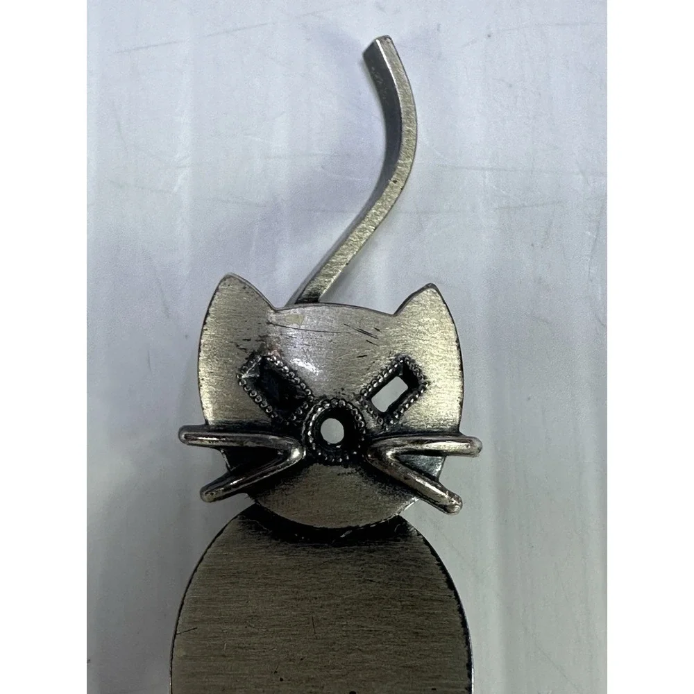 Vintage Danecraft Pin Brooch Cat Sterling Silver Figural Signed